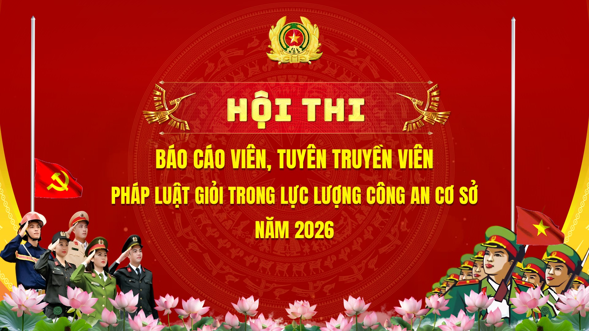 Thông báo kết quả Vòng sơ loại Hội thi báo cáo viên, tuyên truyền viên pháp luật giỏi trong lực lượng Công an thành phố Hải Phòng năm 2026 